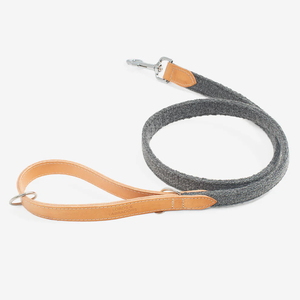 Lords and Labradors Dog Lead Small / Graphite Herdwick Lead