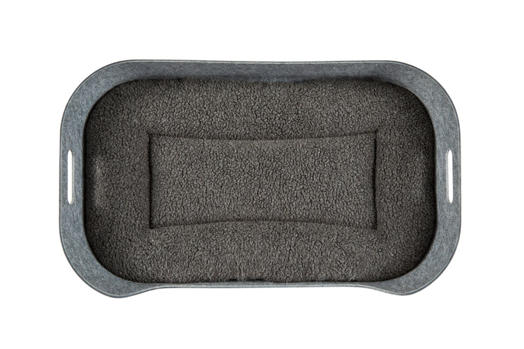 Pup & Kit Bedding PetNest Felt Pet Bed - Slate Grey