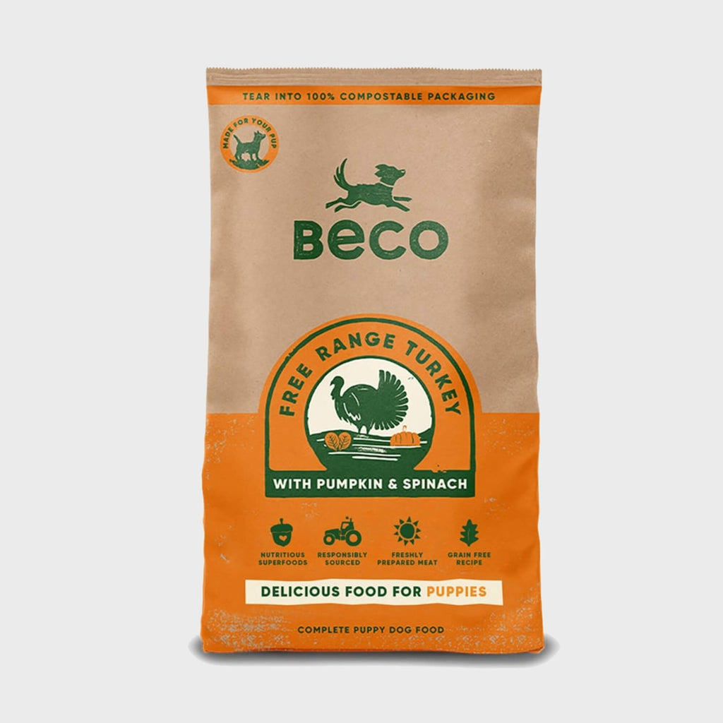 Beco Dry Food 900g Eco Conscious Food for Dogs - Free Range Turkey Puppy