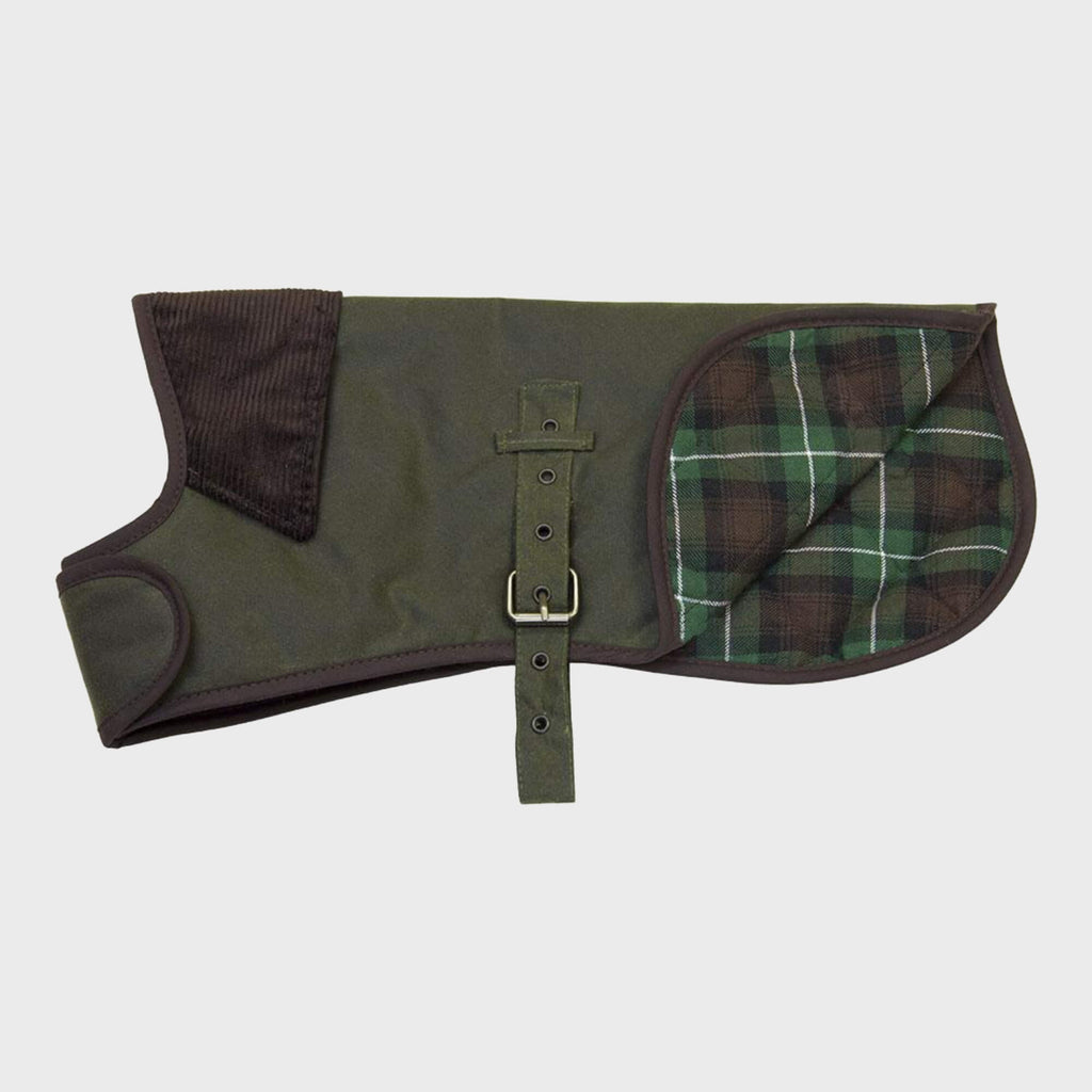 Earthbound Coats 10" / Green / Wax Premium Wax Dog Coat