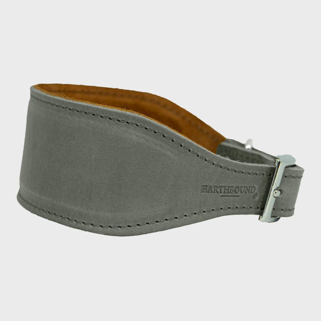 Earthbound Whippet Collar Small / Grey / Leather Leather Whippet Collars