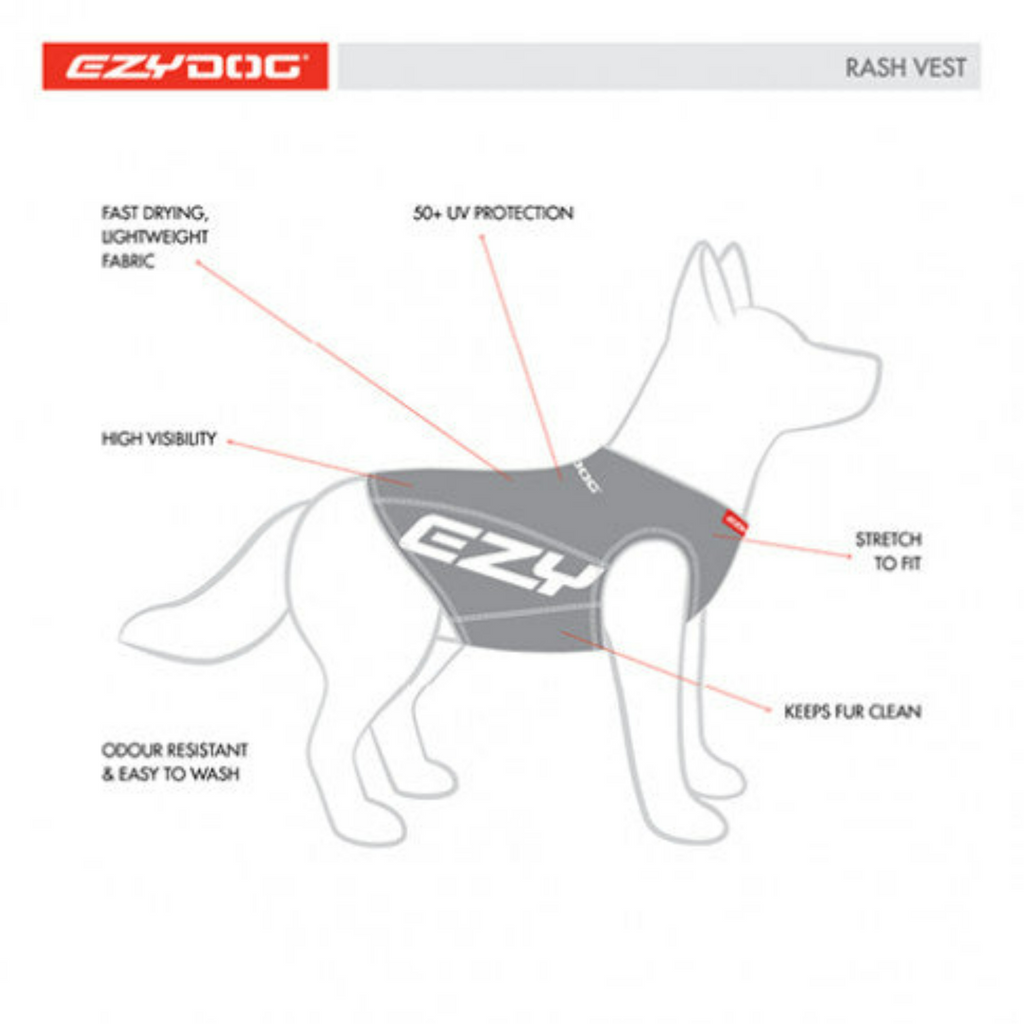 EzyDog Doggy Wear Dog Rash Vest