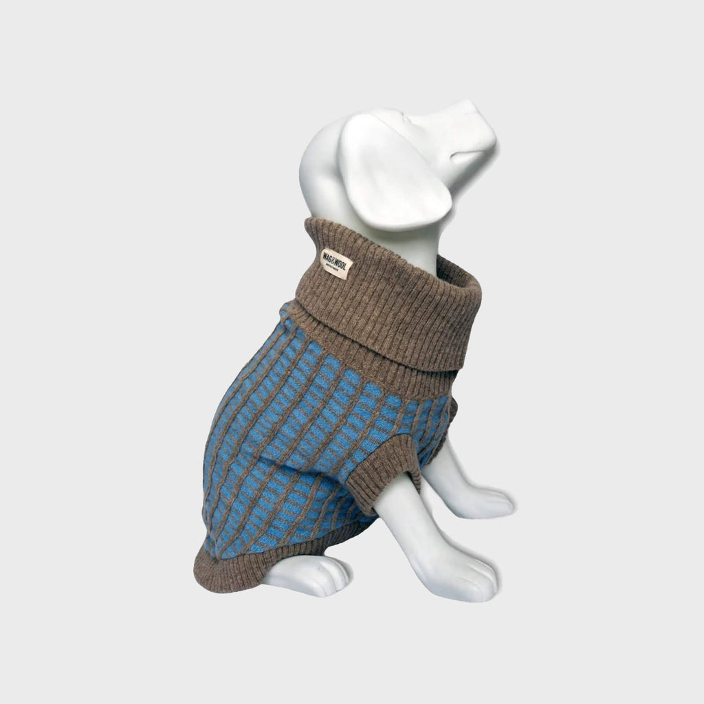 Wag & Wool Apparel & Accessories XSmall Paddy Dog Jumper Sky Blue