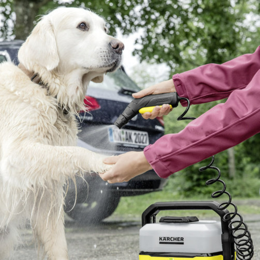 Introducing the Karcher OC3 mobile cleaner with additional pet box kit