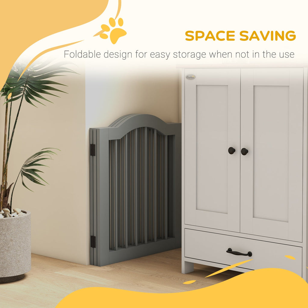 3 Panel Wooden Dog Gate with Support Feet, three colours - Slickers ◊ Doghouse