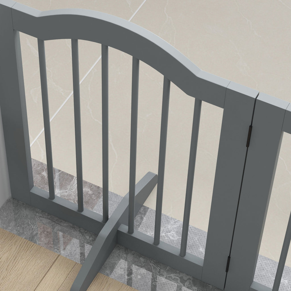 3 Panel Wooden Dog Gate with Support Feet, three colours - Slickers ◊ Doghouse