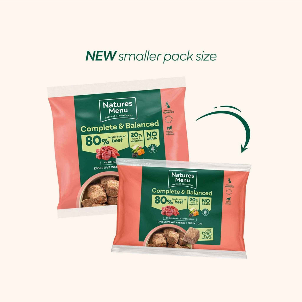 80/20 Tender Cuts of Beef with Superfoods 1Kg For Adult Dogs