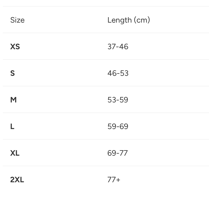 Element Dog Jacket measuring guide
