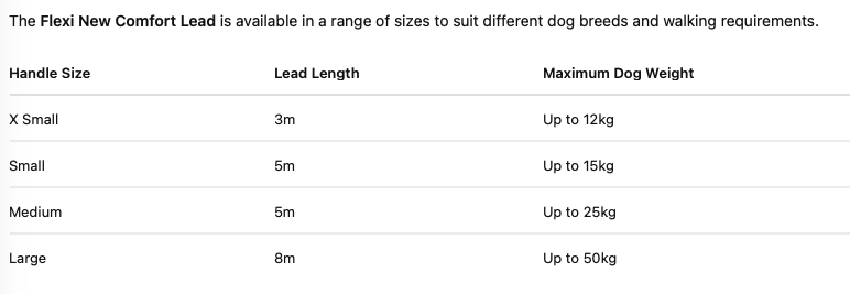 Flexi New Comfort Lead measuring guide