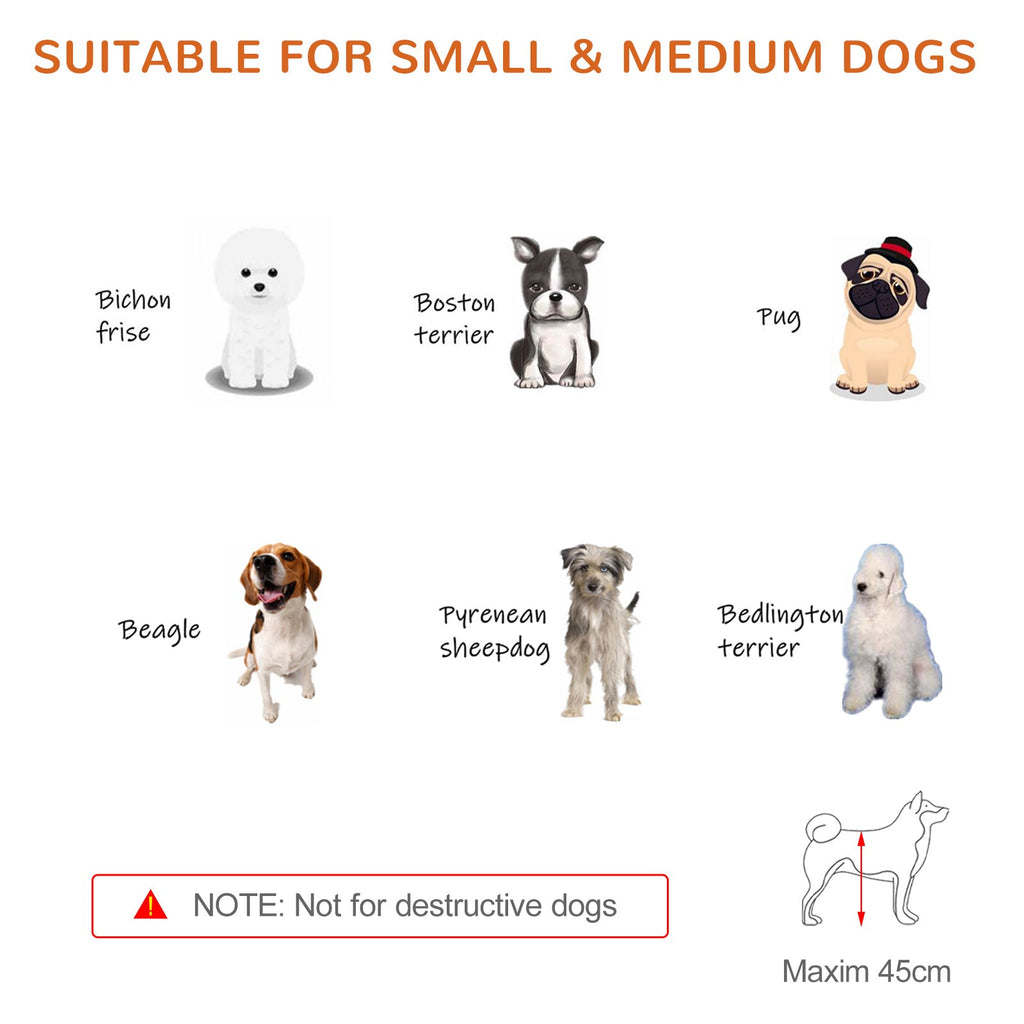 Adjustable Dog Gate with Support Feet, 69H x 104 - 183 cm, two colours - Slickers ◊ Doghouse