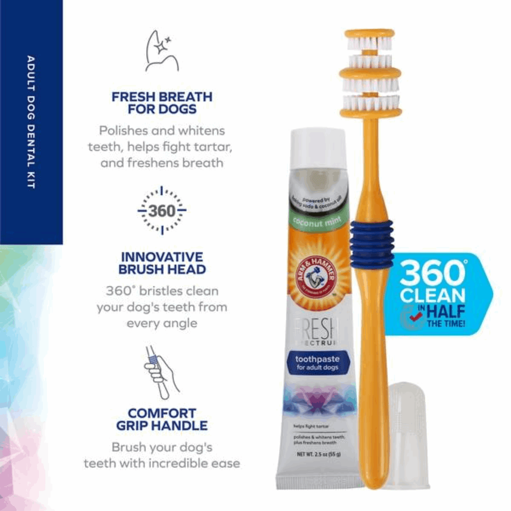 Arm & Hammer Fresh Coconut Dental Kit for Dogs - Slickers ◊ Doghouse