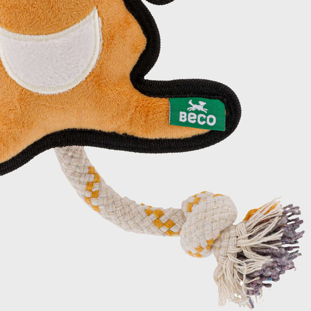 Beco Rough & Tough Recycled Dog Toy, Kangaroo - Slickers ‚óä Doghouse