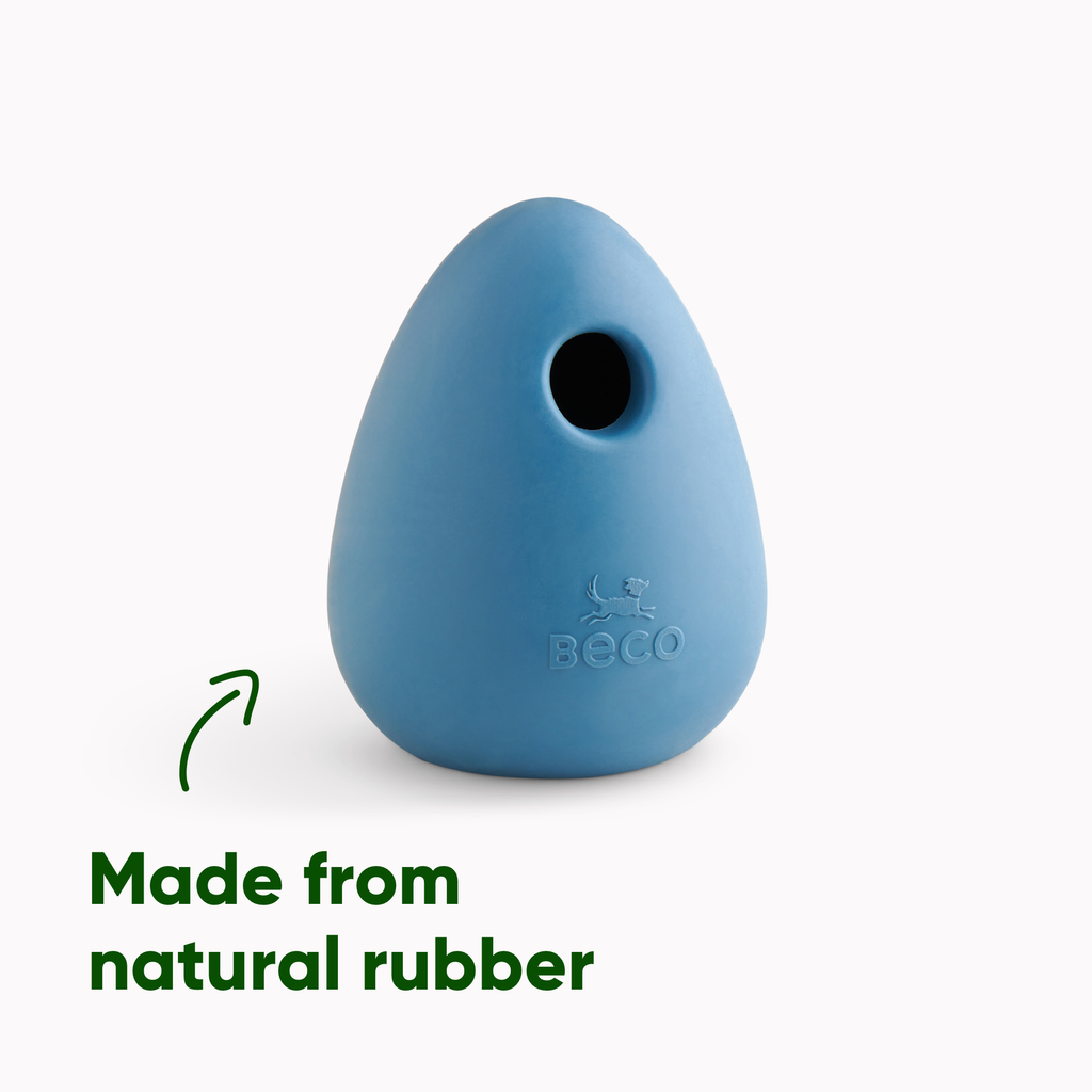 Beco Rubber Toys Blue Natural Rubber Boredom Buster