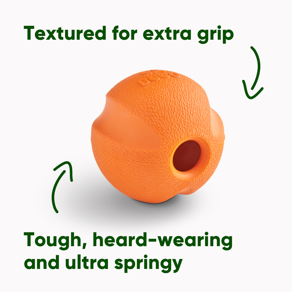 Natural Rubber Fetch Ball - Slickers ‚óä Doghouse