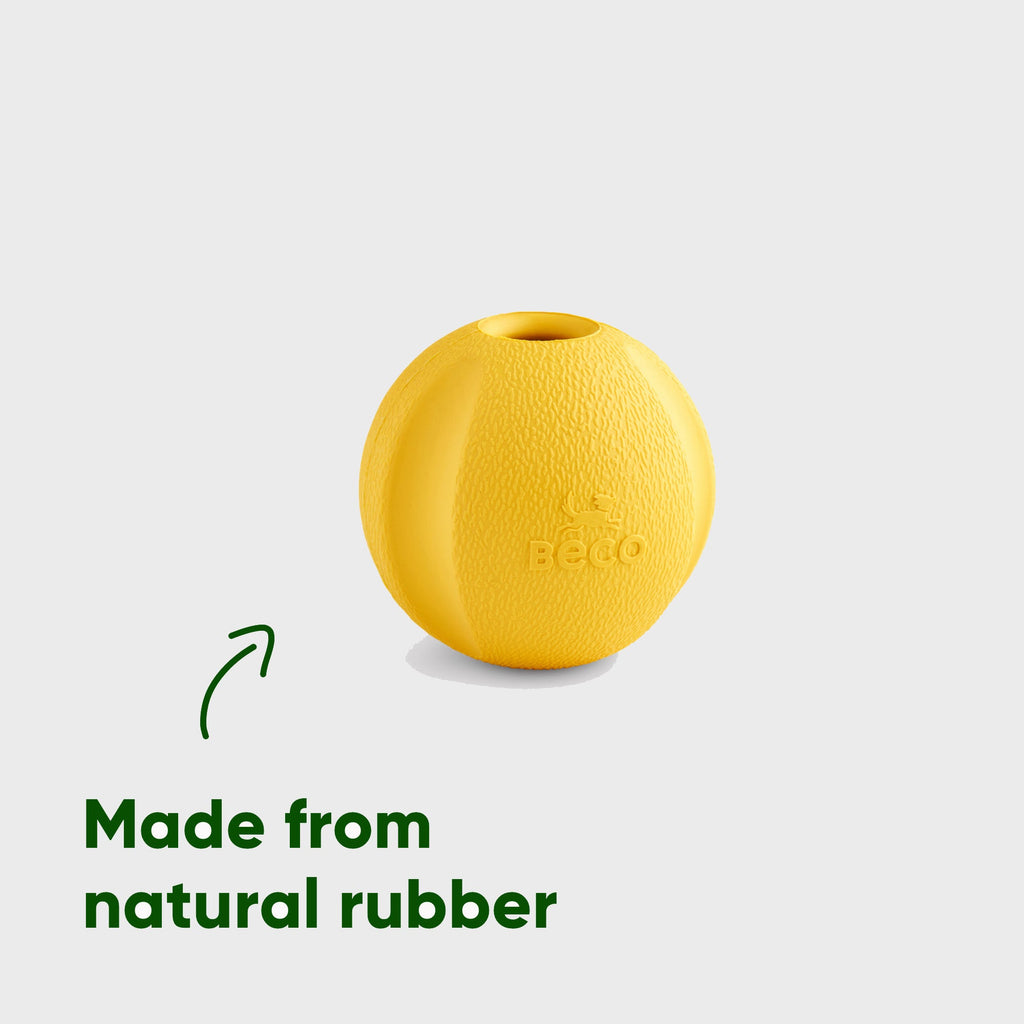 Natural Rubber Fetch Ball - Slickers ‚óä Doghouse