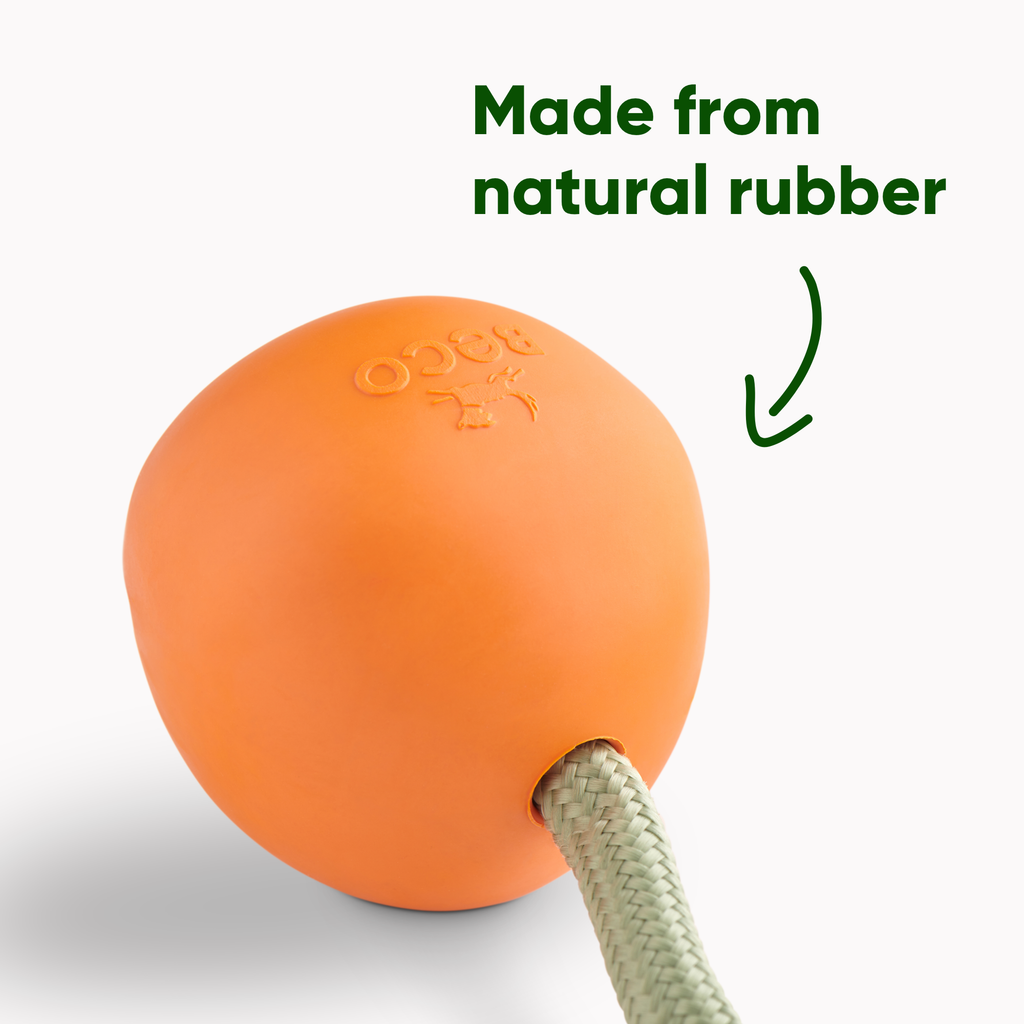 Beco Rubber Toys Natural Rubber Slinger Ball