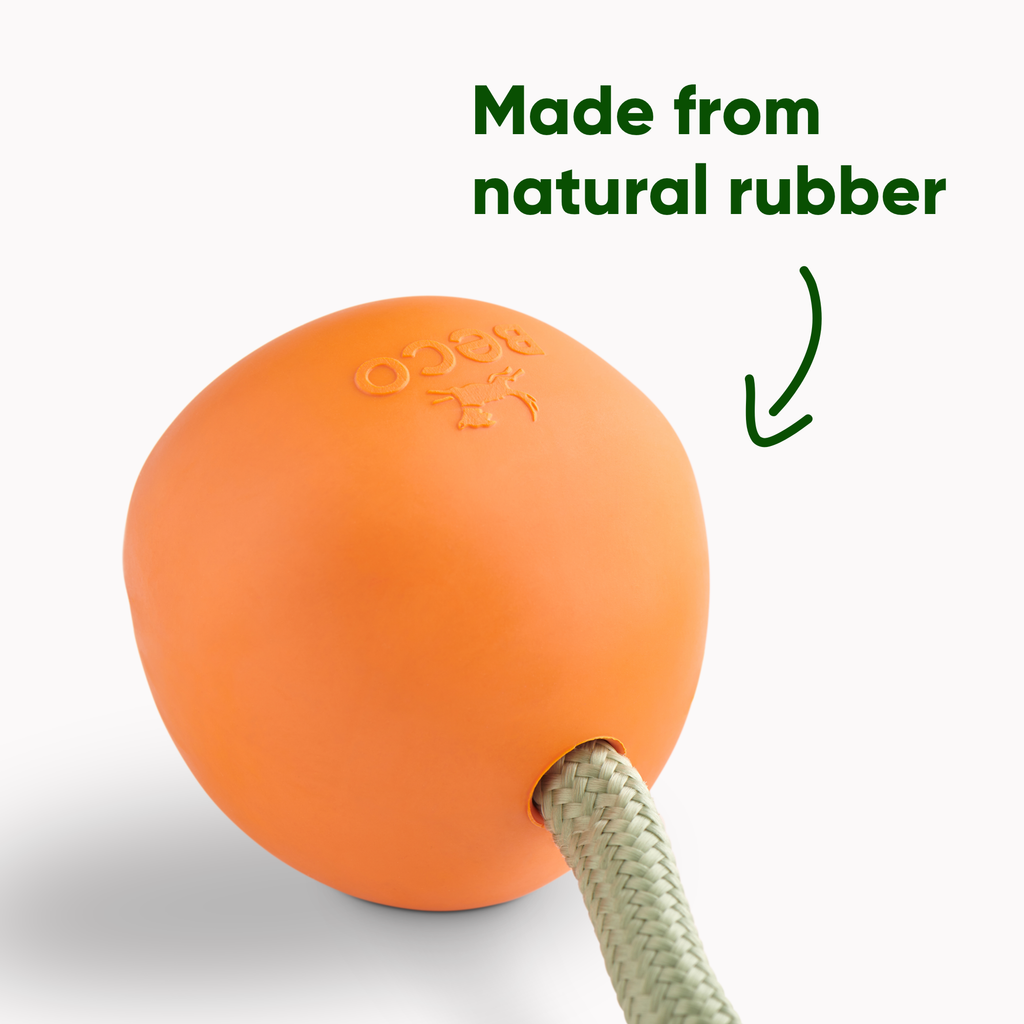 Natural Rubber Slinger Ball - Slickers ‚óä Doghouse