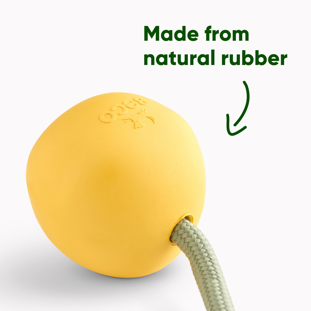 Beco Rubber Toys Natural Rubber Slinger Ball