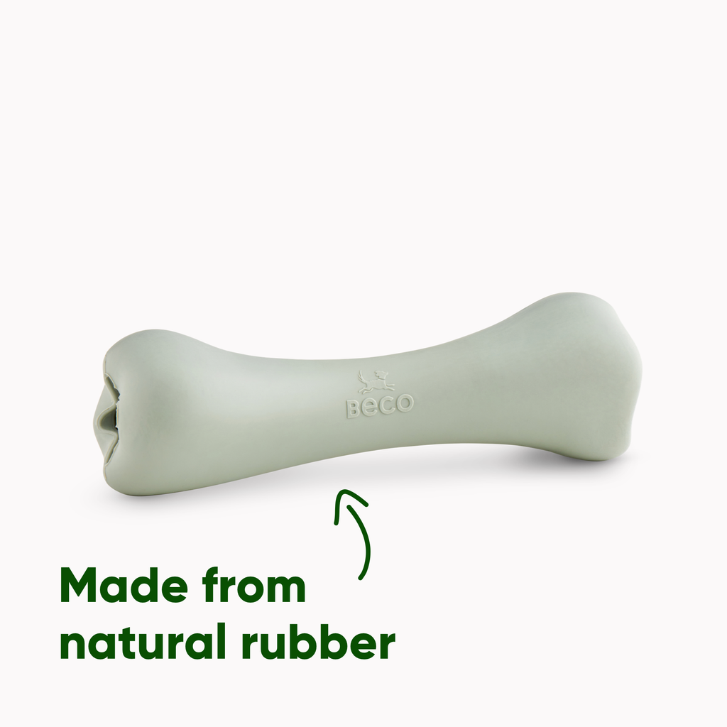 Beco Rubber Toys Natural Rubber Treat Bone