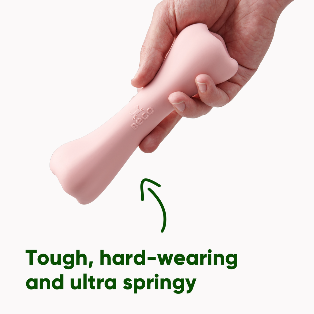 Natural Rubber Treat Bone - Slickers ‚óä Doghouse