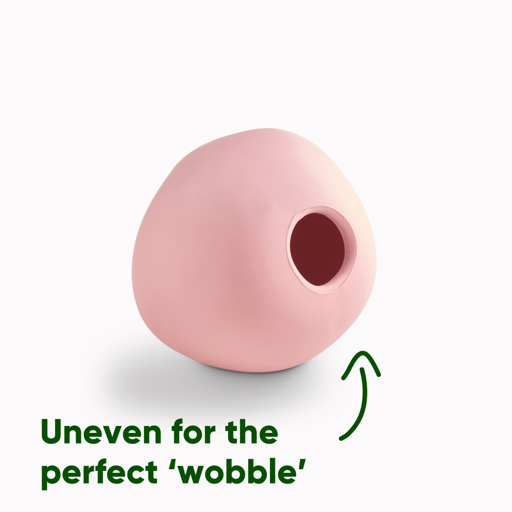 Natural Rubber Wobble Ball - Slickers ‚óä Doghouse