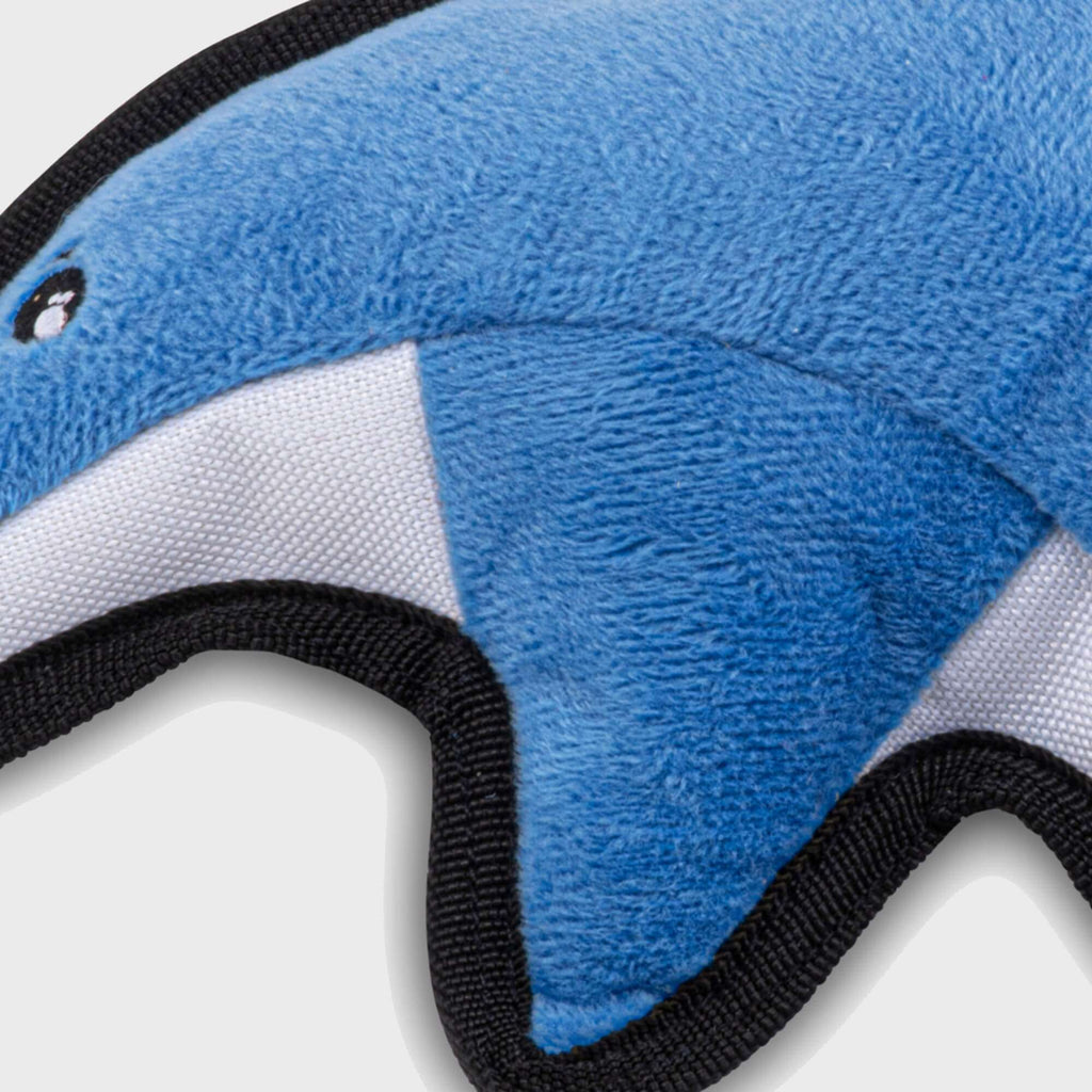 Beco Soft Toys Beco Rough & Tough Recycled Dog Toy, Dolphin