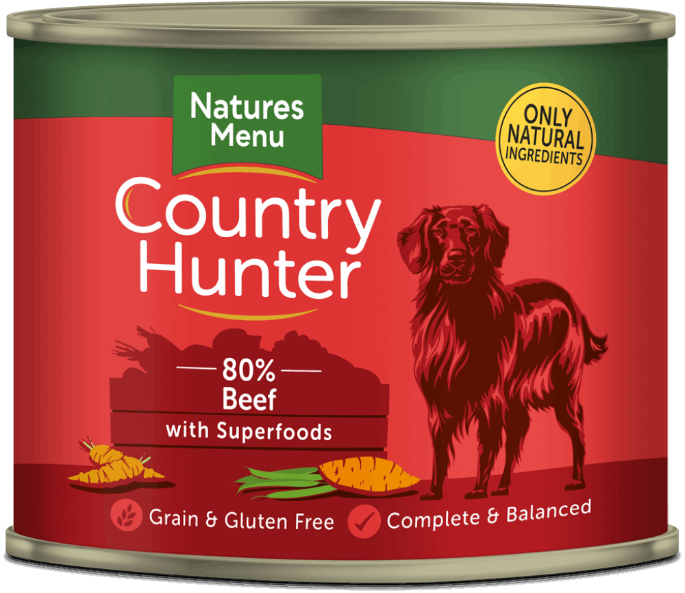 BEEF WITH SUPERFOOD CANS 600g - Slickers ◊ Doghouse
