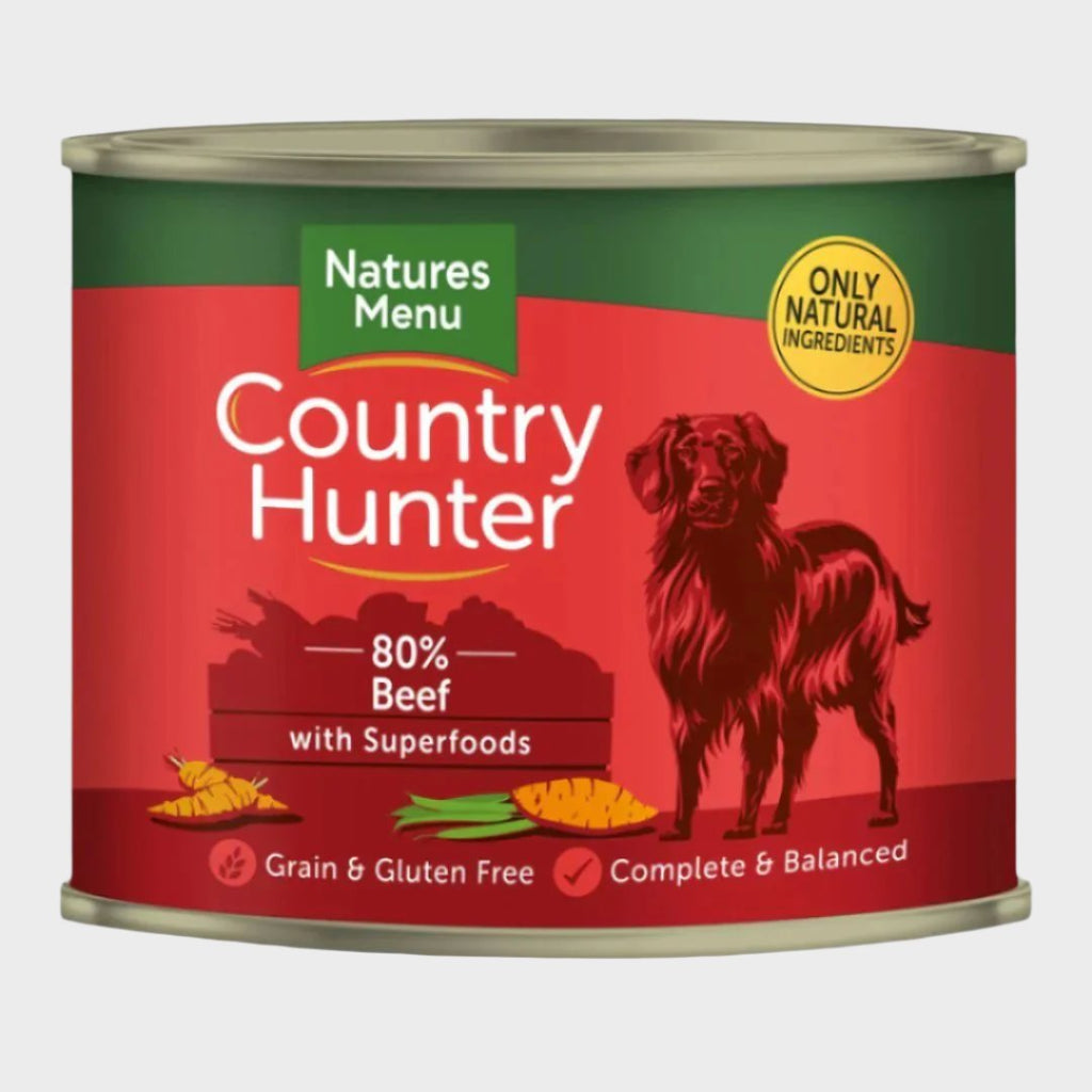 BEEF WITH SUPERFOOD CANS 600g - Slickers ◊ Doghouse