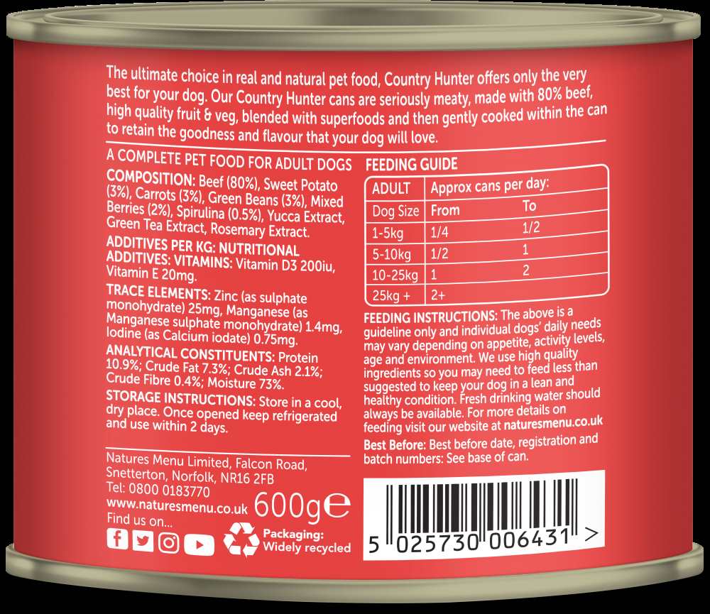 BEEF WITH SUPERFOOD CANS 600g - Slickers ◊ Doghouse