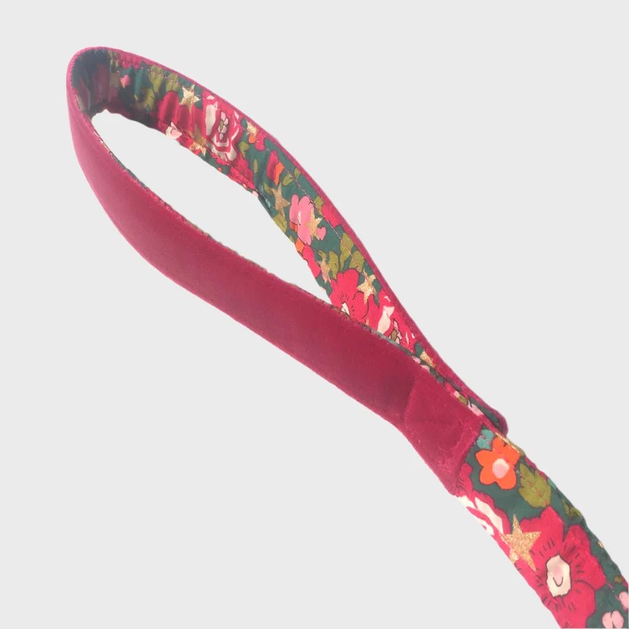 Betsy Star - Liberty Print Christmas Dog Lead - Slickers ◊ Doghouse
