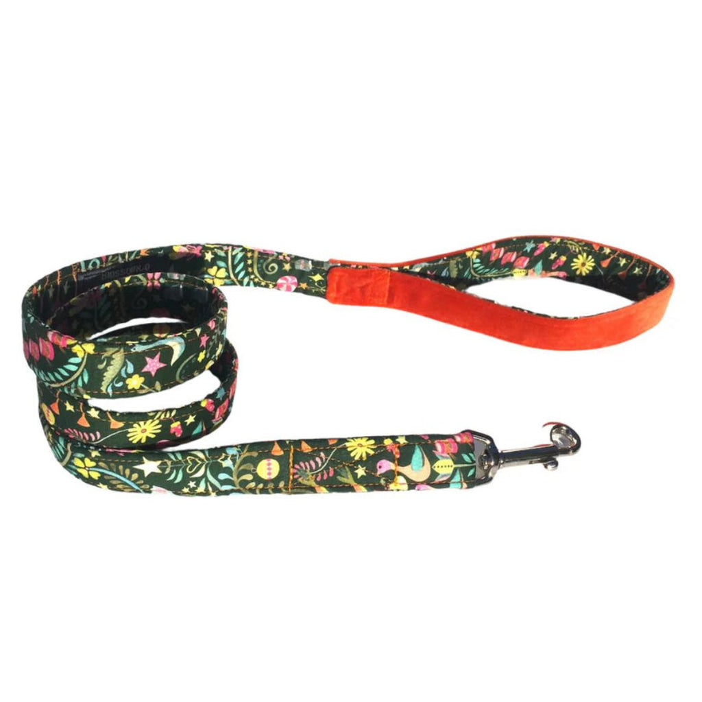Twelve Days of Christmas - Liberty Print Christmas Dog Lead - Slickers ‚óä Doghouse