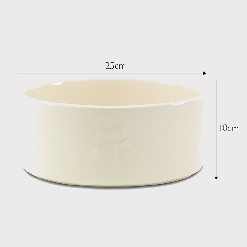 Ceramic Icon Dog Food Bowl - Slickers ◊ Doghouse