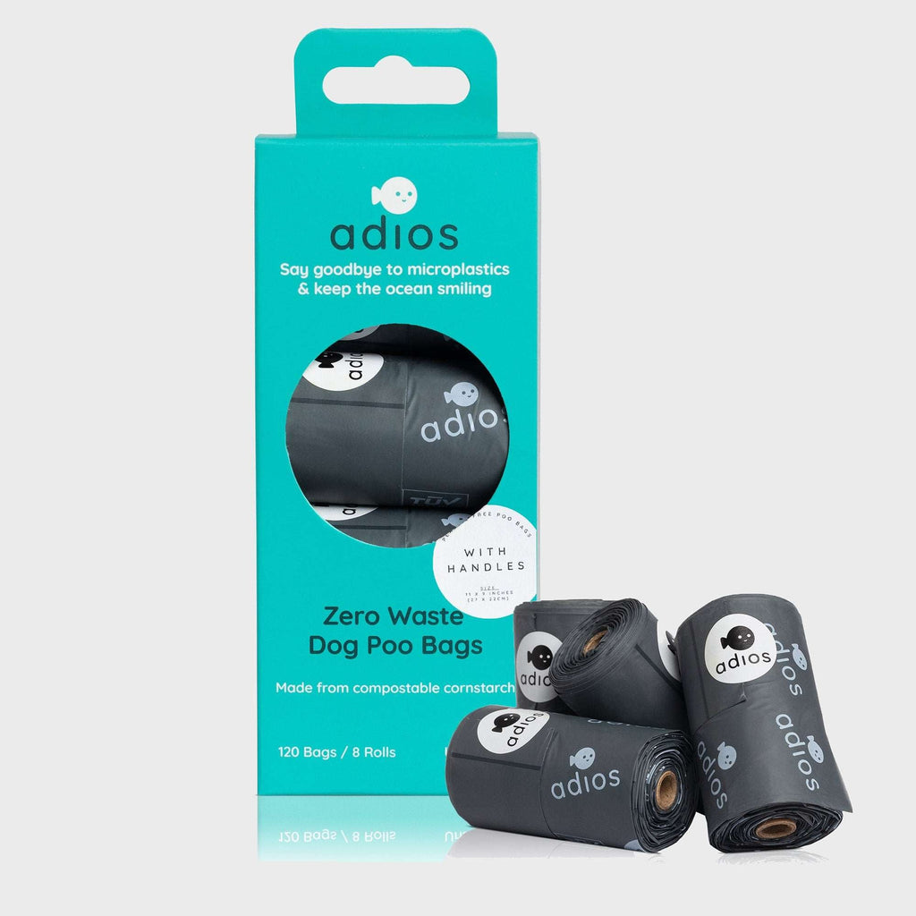 Compostable Dog Poo Bags without handles in three colours, 120s from Adios - Slickers ◊ Doghouse