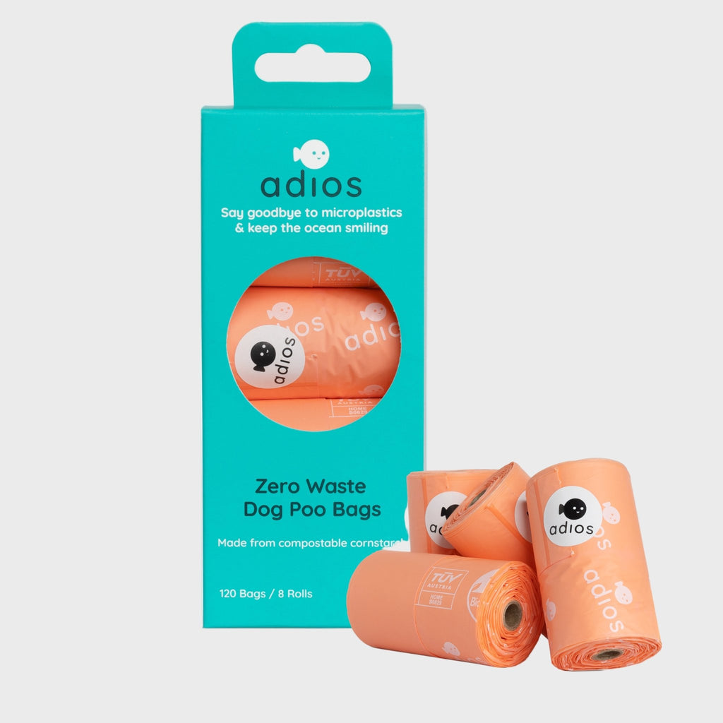 Compostable Dog Poo Bags without handles in three colours, 120s from Adios - Slickers ◊ Doghouse