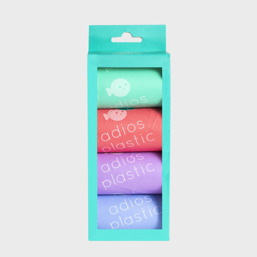 Compostable Rainbow Dog Poo Bags from Adios - Slickers ◊ Doghouse