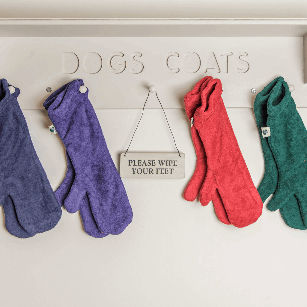 Cotton Towelling Drying Mitts - Slickers ◊ Doghouse