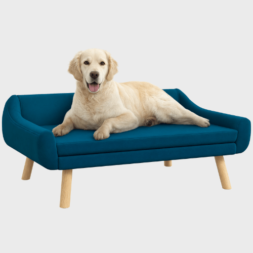 Dog Couch for Medium and Large Dogs in Blue - Slickers ◊ Doghouse