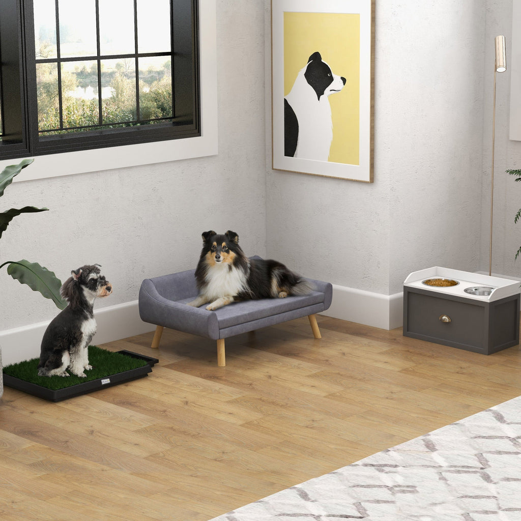 Dog Couch for Medium and Large Dogs in Grey - Slickers ◊ Doghouse