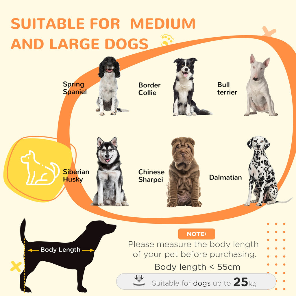 Dog Crate Furniture with Soft Cushion & Double Door, Oak Tone - Slickers ◊ Doghouse