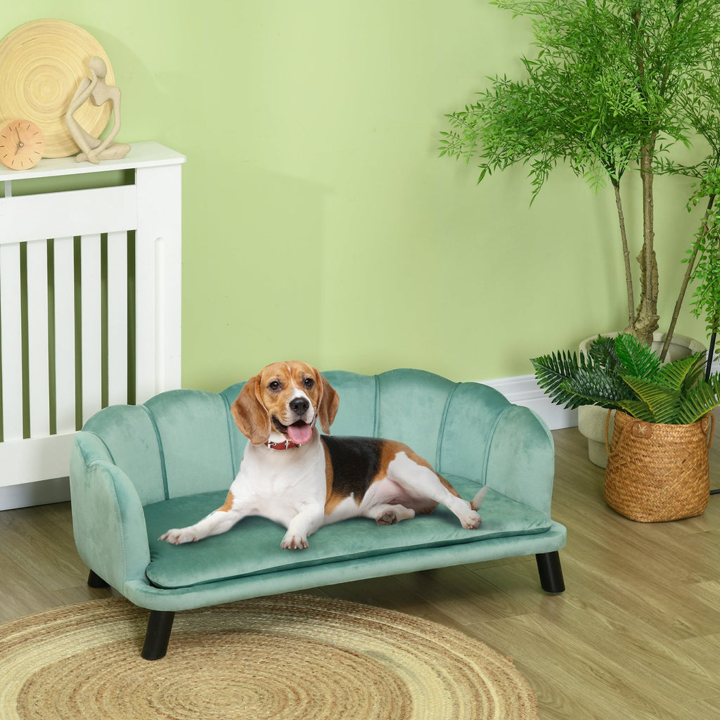 Dog Sofa Bed for Medium - Large Dogs in Green - Slickers ◊ Doghouse