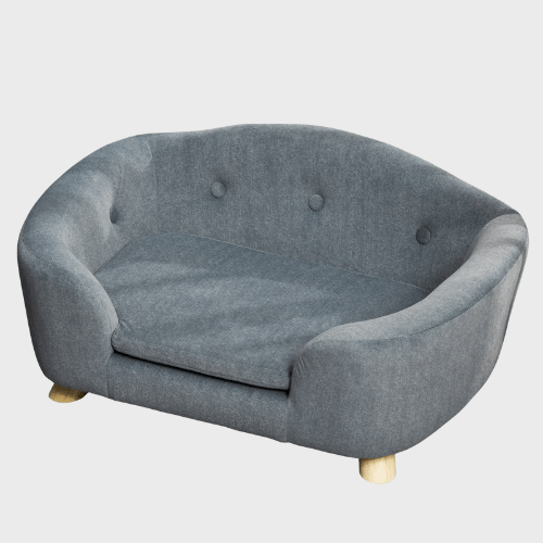 Dog Sofa Bed for Mini Size Dogs in Grey - Slickers ◊ Doghouse