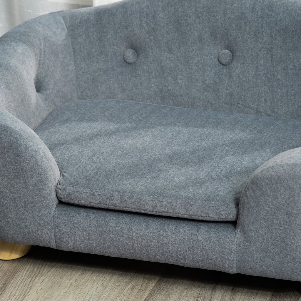 Dog Sofa Bed for Mini Size Dogs in Grey - Slickers ◊ Doghouse