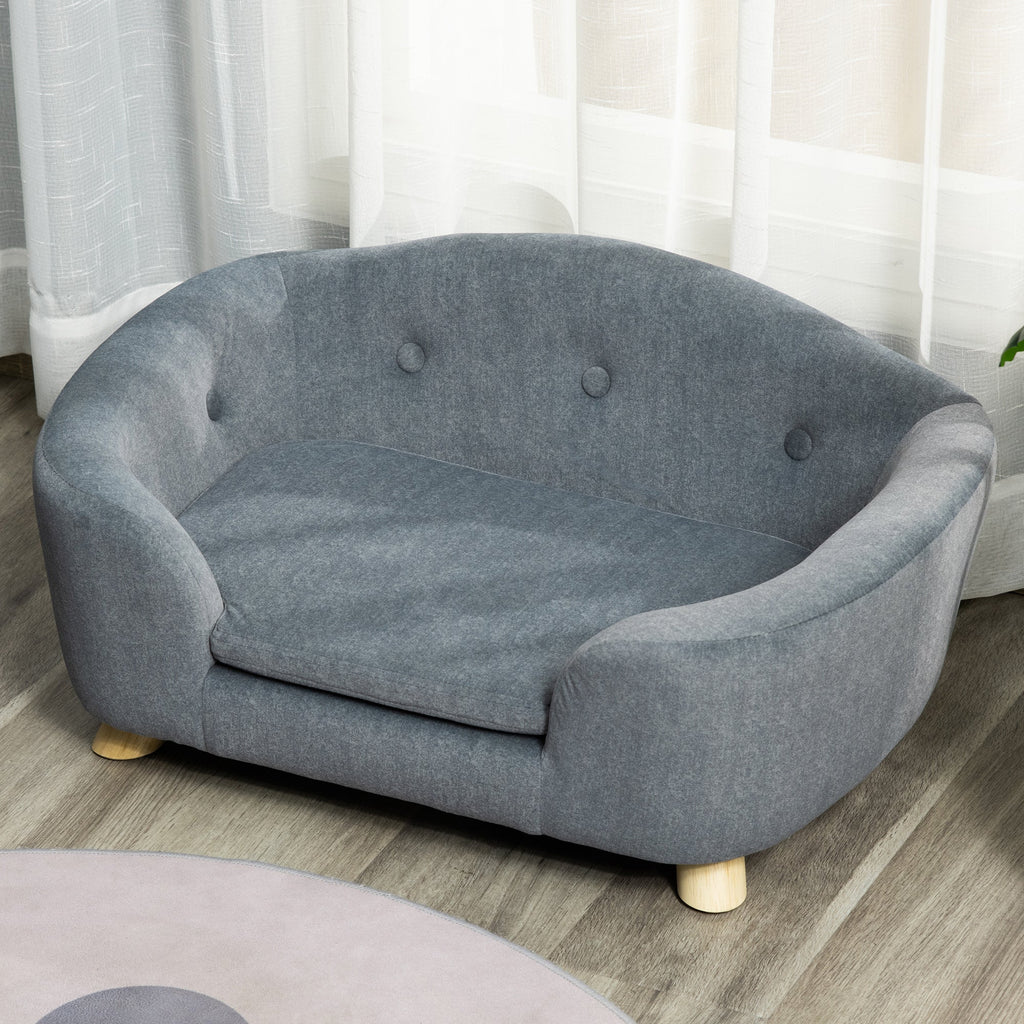 Dog Sofa Bed for Mini Size Dogs in Grey - Slickers ◊ Doghouse