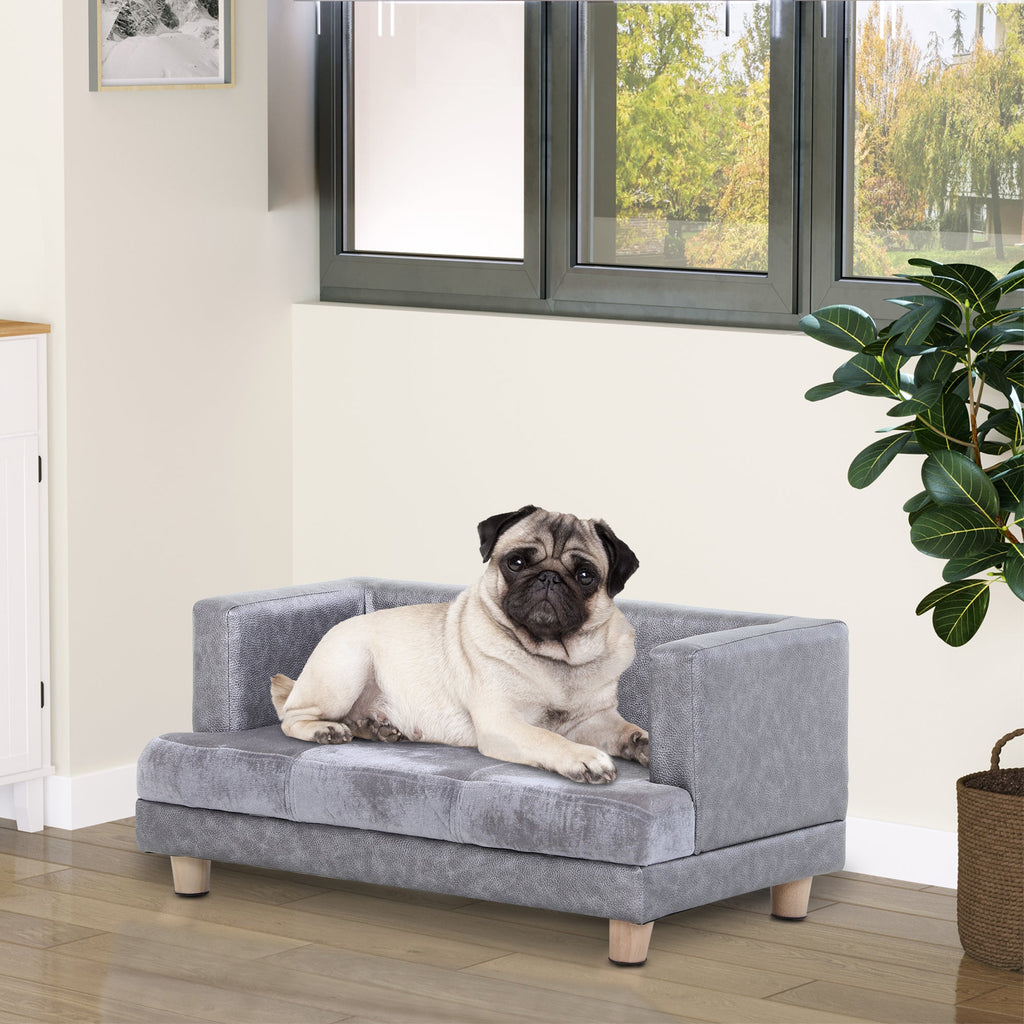 Dog Sofa Bed for Small - Sized Dogs in Grey - Slickers ◊ Doghouse