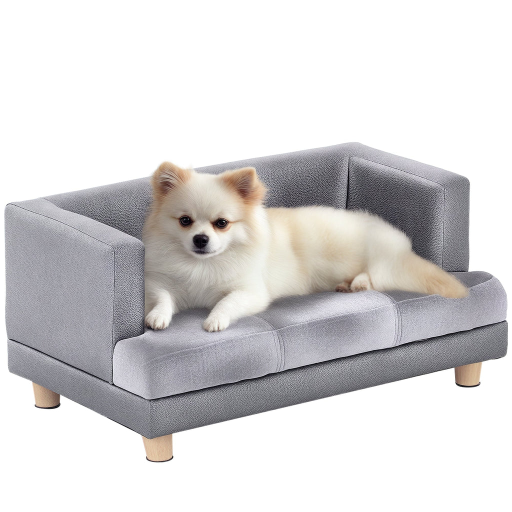 Dog Sofa Bed for Small - Sized Dogs in Grey - Slickers ◊ Doghouse