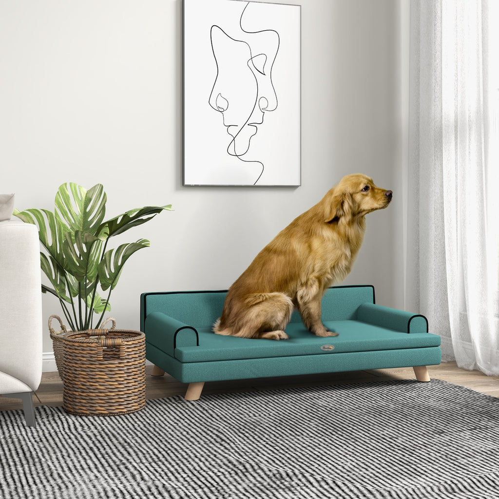 Dog Sofa for Medium & Large Dogs in Green - Slickers ◊ Doghouse