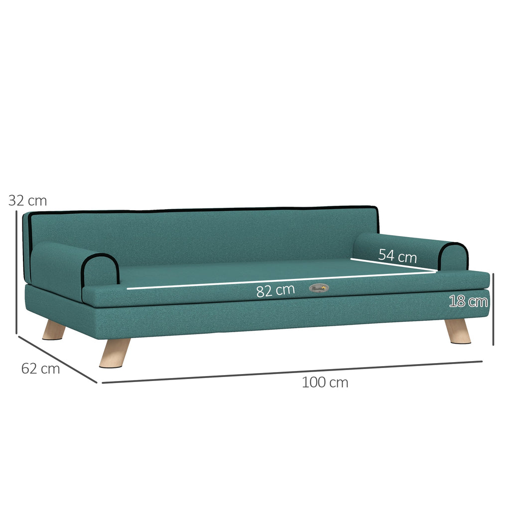 Dog Sofa for Medium & Large Dogs in Green - Slickers ◊ Doghouse