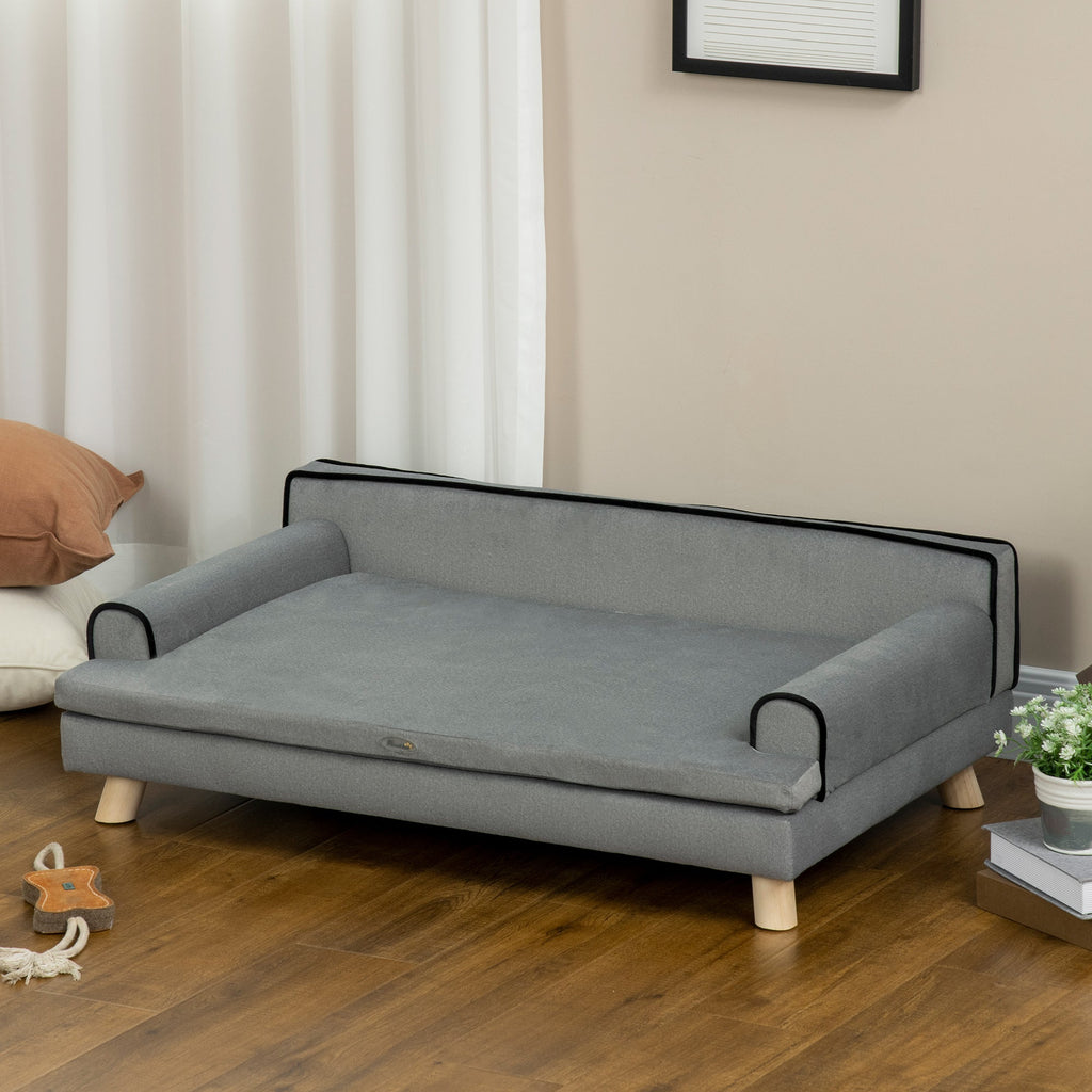 Dog Sofa for Medium & Large Dogs in Grey - Slickers ◊ Doghouse