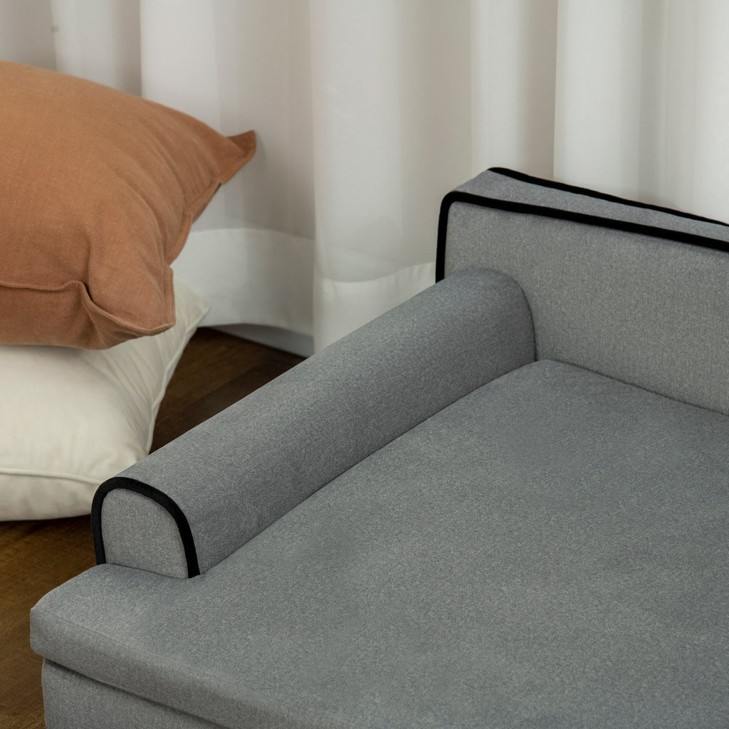 Dog Sofa for Medium & Large Dogs in Grey - Slickers ◊ Doghouse