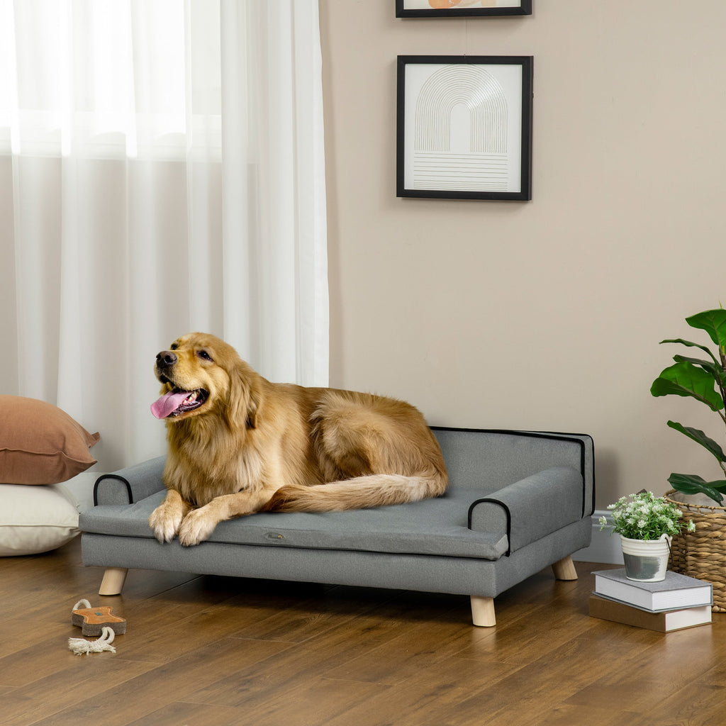 Dog Sofa for Medium & Large Dogs in Grey - Slickers ◊ Doghouse